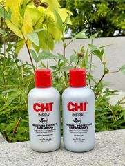 Set 2 Chai Gội Xả CHI Infra 177ml - Dưỡng Tóc Mềm Mượt và Bóng Đẹp Cho Mọi Loại Tóc