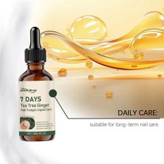 Serum Tẩy Nấm Móng Tay Chân Thảo Mộc Giúp Loại Bỏ Nấm, Kháng Khuẩn, Phục Hồi Móng Cứng Chắc Khỏe Tràm Trà & Gừng 7 DAYS