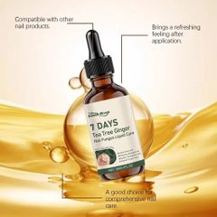 Serum Tẩy Nấm Móng Tay Chân Thảo Mộc Giúp Loại Bỏ Nấm, Kháng Khuẩn, Phục Hồi Móng Cứng Chắc Khỏe Tràm Trà & Gừng 7 DAYS