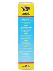 Dầu gió China Oel 25 ml kèm ống hít hương bạc hà chính hãng Đức 630824