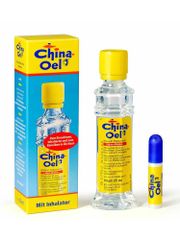Dầu gió China Oel 25 ml kèm ống hít hương bạc hà chính hãng Đức 630824