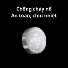 Pin Sạc Nút Lithium-ion LIDEA LIR 1054 – 3.6V Li-ion Rechargeable Battery