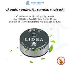 Pin nút Li-ion 3.6V LIR 1045 40mAh cho tai nghe Bluetooth Ap3 Hổ Vằn 1562U/M/E, 1563E