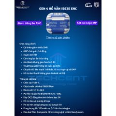 Tai Nghe Earldom Louda Gen 4 1571AM - 1563E - ENC Âm Vòm Thật - Chống ồn chủ động ANC - Xuyên Âm HDR