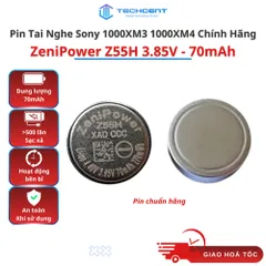 Pin ZeniPower Z55H 3.85V Mẫu Mới – Tương Thích Tai Nghe Sony 1000XM3 / 1000XM4 Chính Hãng