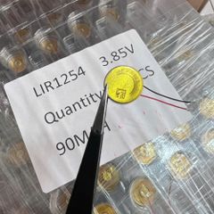 Pin Li-ion LIR 1254 3.85V 90mAh Có Dây | Pin Thay Tai Nghe Bluetooth TWS, Thiết Bị Mini
