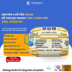 Earldom Pro-Gen2 Louda 1562AE - 45dB Âm Vòm - Pin 8h TydeC - Vuốt Tai Tăng Giảm Âm Lượng Best Earldom