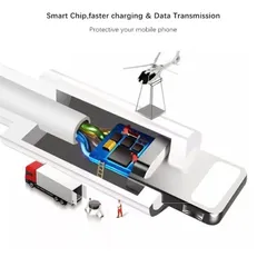 Cáp sạc usb 1m dây dữ liệu cho điện thoại, tai nghe