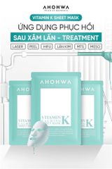 [5 miếng] Mặt nạ Ahohwa VITAMIN K SHEET MASK – PHỤC HỒI DA SAU XÂM LẤN phù hợp với mọi loại da