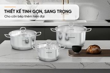 Bộ nồi Inox 5 đáy SUNHOUSE SHG788