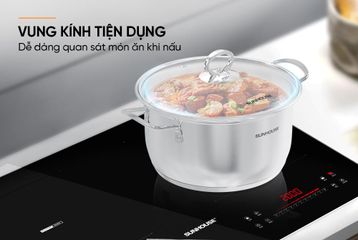 Bộ nồi Inox 5 đáy SUNHOUSE SHG788