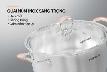Bộ nồi Inox 5 đáy SUNHOUSE SHG788