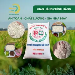 Gạo Phúc Cư | 50KG Gạo Quê Tám Hải Hậu Vụ Mới Xát Mộc (LOẠI NGON) Hạt Dài Cơm Mềm Thơm Ngon