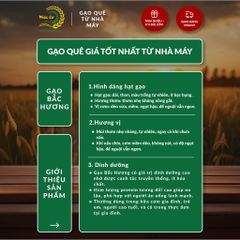 Gạo Phúc Cư | 5KG Gạo Bắc Hương Vụ Mới (LOẠI NGON) Hạt Dài Cơm Mềm Thơm Ngon