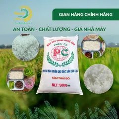 Gạo Phúc Cư | 50KG Gạo Quê Tám Thái Đỏ (LOẠI NGON) Hạt Dài Cơm Mềm Thơm Ngon