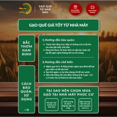 Gạo Phúc Cư | 5KG Gạo Bắc Thơm Nam Định (LOẠI NGON) Hạt Dài Cơm Mềm Thơm Ngon