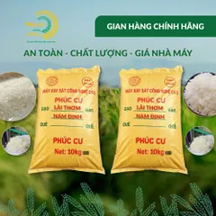 Gạo Phúc Cư | 20KG Gạo Lài Thơm Nam Định (LOẠI NGON) Hạt Dài Cơm Mềm Thơm Ngon