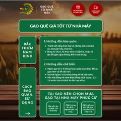 Gạo Phúc Cư | 50KG Gạo Bắc Thơm Nam Định (LOẠI NGON) Hạt Dài Cơm Mềm Thơm Ngon
