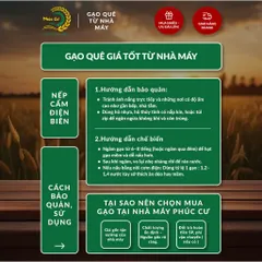 Gạo Phúc Cư | 60KG Gạo Nếp Cẩm Điện Biên Đặc Sản Dẻo Thơm Nấu Xôi Sữa Chua Thơm Ngon