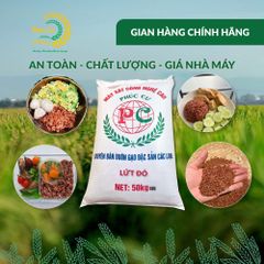 Gạo Phúc Cư | 50KG Gạo Lứt Đỏ (LOẠI NGON) Huyết Rồng Hữu Cơ Tốt Cho Người Tiểu Đường Ăn Kiêng Heathy