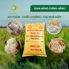 Gạo Phúc Cư | 5KG Nếp Nương Điện Biên Hạt Dài Dẻo Thơm Nấu Xôi Làm Bánh