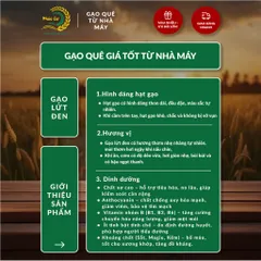Gạo Phúc Cư | 20KG Gạo Lứt Đen (LOẠI NGON) Nếp Than Hữu Cơ Tốt Cho Người Tiểu Đường Ăn Kiêng