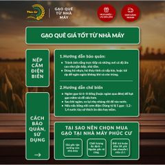 Gạo Phúc Cư | 30KG Gạo Nếp Cẩm Điện Biên Đặc Sản Dẻo Thơm Nấu Xôi Sữa Chua Thơm Ngon