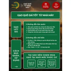 Gạo Phúc Cư | 40KG Gạo Lứt Đỏ (LOẠI NGON) Huyết Rồng Hữu Cơ Tốt Cho Người Tiểu Đường Ăn Kiêng Heathy
