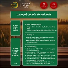 Gạo Phúc Cư | 50KG Gạo Lứt Đen (LOẠI NGON) Nếp Than Hữu Cơ Tốt Cho Người Tiểu Đường Ăn Kiêng