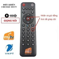 Điều Khiển Remote MyTV VNPT Có Tìm Kiếm Giọng Nói - Mẫu Mới Thông Minh, Tiện Lợi Dành Cho Tivi Box 631218