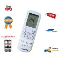 Điều Khiển Remote Điều Hòa Samsung 1 & 2 Chiều Inverter Chính Hãng Mới 100% - Kèm Pin Tiện Dụng, Hoạt Động Tốt 631223