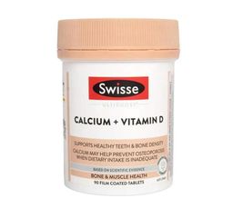 Viên uống Swisse Calcium + Vitamin D Mini Tabs 150 viên - Hỗ trợ xương chắc khỏe và tăng cường hấp thu canxi tự nhiên