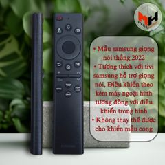 Điều Khiển Tivi Samsung Hỗ Trợ Giọng Nói - Remote Smart TV Indonesia - Thay Thế Kiểu Dáng Nhỏ Gọn, Chất Lượng Cao 631445