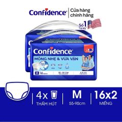 Tã Người Lớn Confidence Siêu Thấm – Khô Thoáng 12H