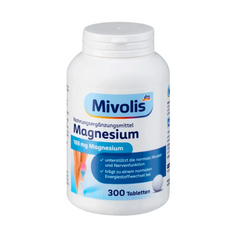 Viên uống bổ sung Magie Mivolis 300 viên - Hỗ trợ cơ bắp và thần kinh khỏe mạnh từ Đức, Giảm chuột rút và đau đầu hiệu quả