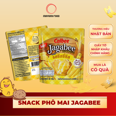 Bánh Snack Khoai Tây Jagabee Vị Phô Mai 100% Từ Khoai Tây Tươi - Snack Nhật Bản Giòn Rụm, Thơm Ngon Khó Cưỡng