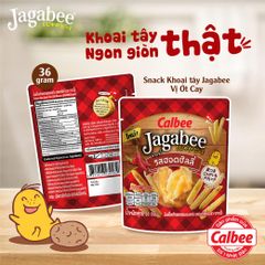 Bánh Snack Khoai Tây Jagabee Vị Phô Mai 100% Từ Khoai Tây Tươi - Snack Nhật Bản Giòn Rụm, Thơm Ngon Khó Cưỡng