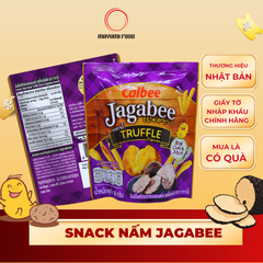 Bánh Snack Khoai Tây Jagabee Vị Nấm Truffle 100% Từ Khoai Tây Tươi - Snack Nhật Bản Giòn Rụm, Thơm Ngon Khó Cưỡng