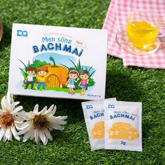 Men sống Bạch Mai NEW Men vi sinh cho bé Táo bón Biếng ăn Tiêu chảy với lợi khuẩn tiêu hóa cho trẻ