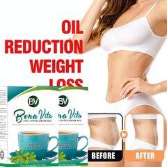 Cà phê nấm Kim Anh cafe sữa hoà tan 8 in 1Coffee hộp 7 gói/Slimming Coffee