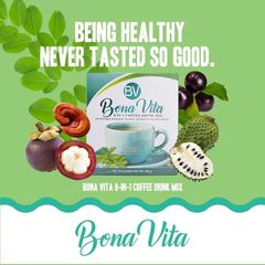 Cà phê nấm Kim Anh cafe sữa hoà tan 8 in 1Coffee hộp 7 gói/Slimming Coffee