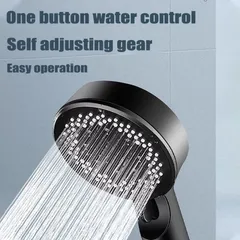 Vòi sen tăng áp nóng lạnh 5 chế độ nước, tích hợp đầu , nhấn nút để chuyển đổi