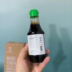 Nước tương ăn dặm, nước tương mật hoa dừa organic Sokfarm 200ml - Coconut Flower Aminos - hàng Việt.