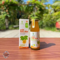 Mật hoa dừa hữu cơ Sokfarm 250g dùng được cho bé ăn dặm - Organic coconut flowers nectar - hàng Việt.
