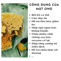 Combo: 1/2lít mật + 1/2 kg tinh bột nghệ