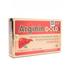 Viên uống bổ gan thảoo dượcc Arginin Gold giải độc gan, hạ men gan - Hộp 30 viên