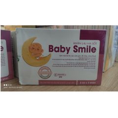 Khăn Lau Hạ Sốt BABYSMILE Làm mát da bé, tạo cảm giác dễ chịu - Hộp 5 túi x 5 khăn