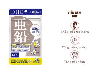 Viên Uống Bổ Sung Kẽm DHC Nhật Bản - Hỗ Trợ Chống Rụng Tóc, Mụn, Tăng Cường Miễn Dịch