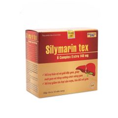 Viên uống bổ gan Silymarin Tex cao atiso, cao cà gai leo giảm xơ gan, men gan, viêm gan - Hộp 100 viên