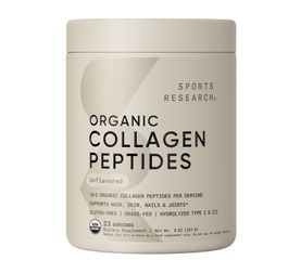 [modoria.] Bột Collagen Sports Research Organic Collagen Peptides Unflavored 227g Mỹ